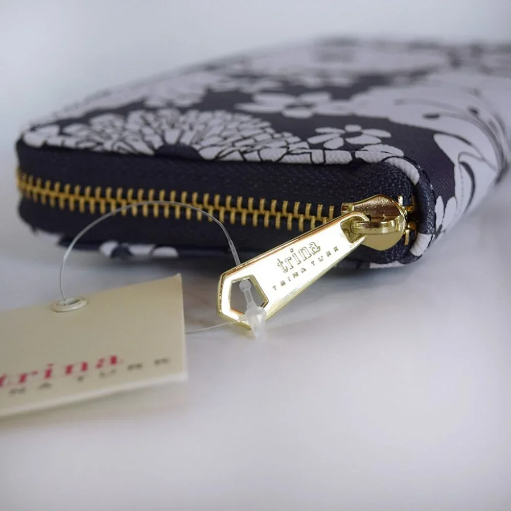 Trina Turk Floral Zip Around Long Wallet